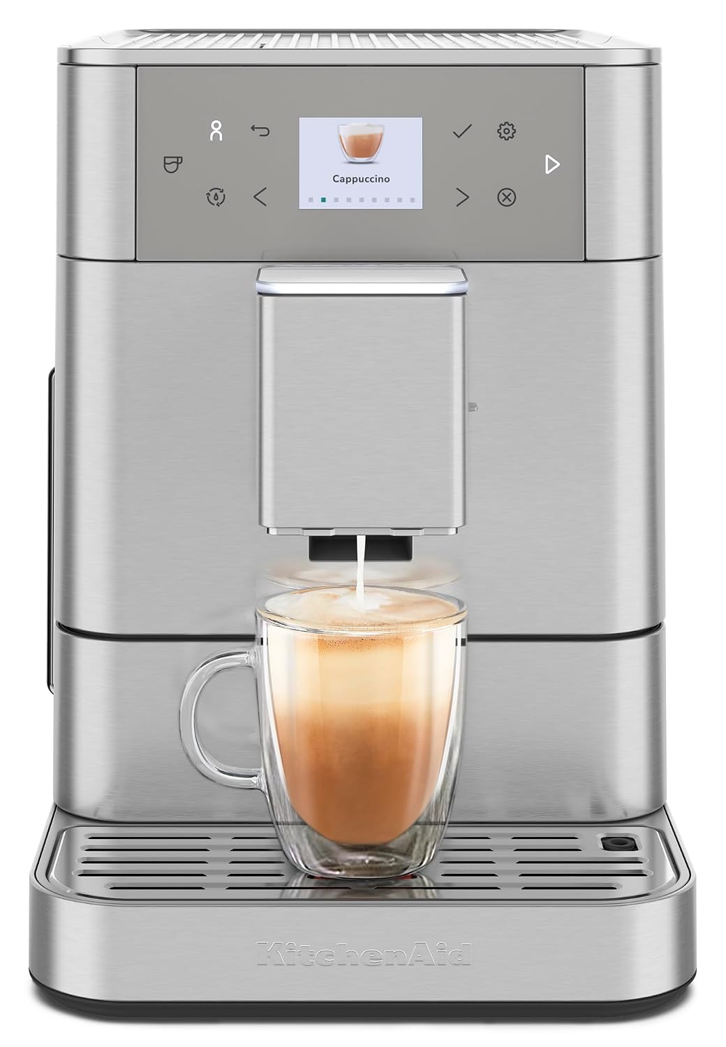 KitchenAid Fully Automatic Espresso Machine KF6, KES8556SX, Stainless Steel