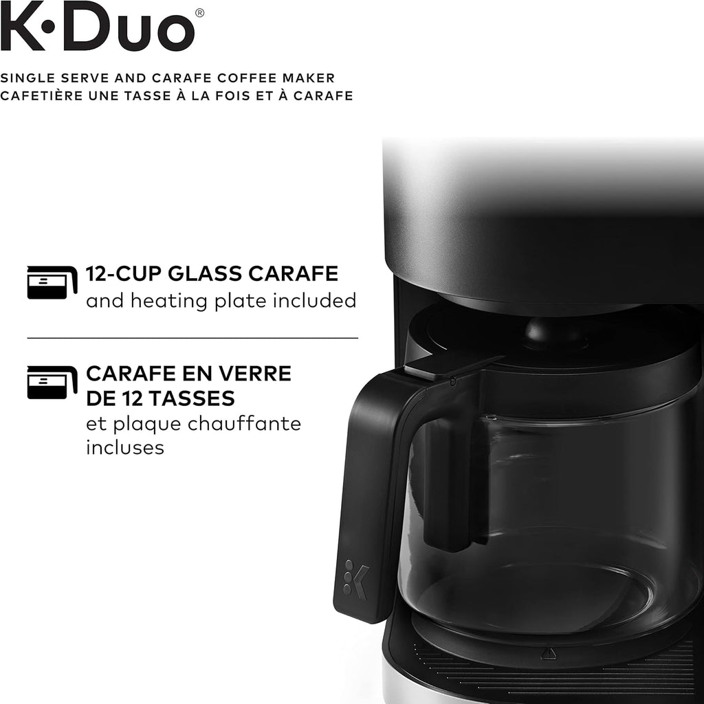 K-Duo Single Serve and Carafe Coffee Maker