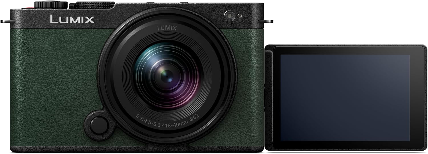 Panasonic LUMIX S9 Full-Frame Mirrorless Camera with S 18-40mm F4.5-6.3 Lens, Compact, Lightweight Body, Perfect for Social Media and Travel, DC-S9NG9