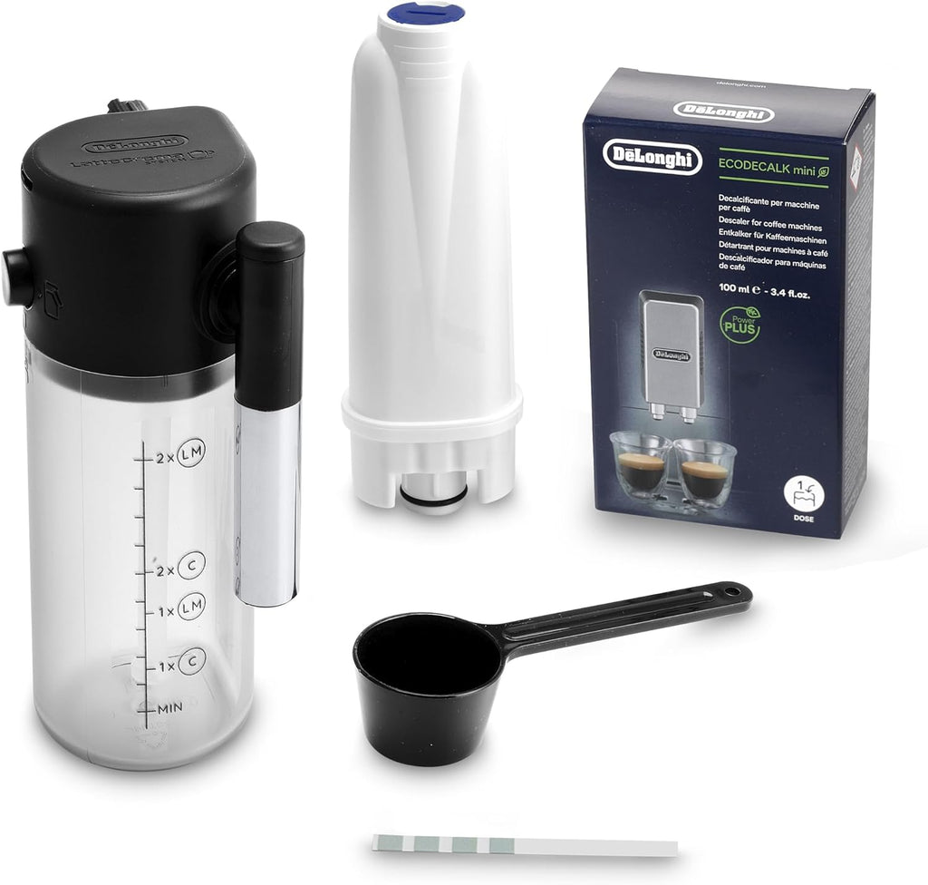 De'Longhi Magnifica Start Automatic Espresso Machine with Auto Milk Frother & Built in Grinder - 5 One-Touch Recipes, Easy-to-Clean, Home Barista Coffee Maker for Lattes, Cappuccino, Iced Coffee