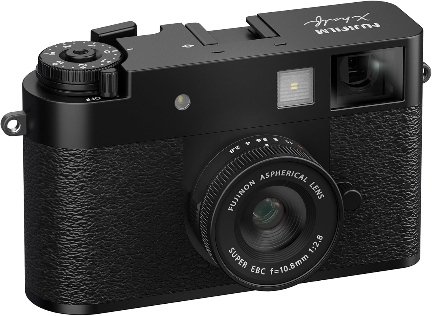 FUJIFILM X Half Digital Camera with Fujifilm Instax Mini Link 3 Smartphone Printer and Sunshine Microfiber Cleaning Cloth... (Black, Clay White Printer + 20 Sheets)