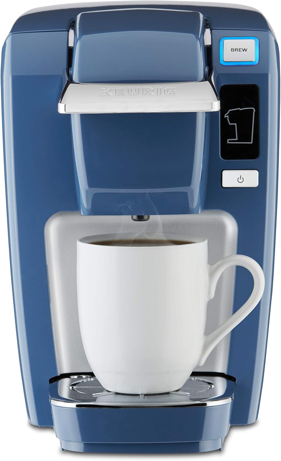 Keurig K15 Coffee Maker, Single Serve K-Cup Pod Coffee Brewer, 6 to 10 oz. Brew Sizes, Denim