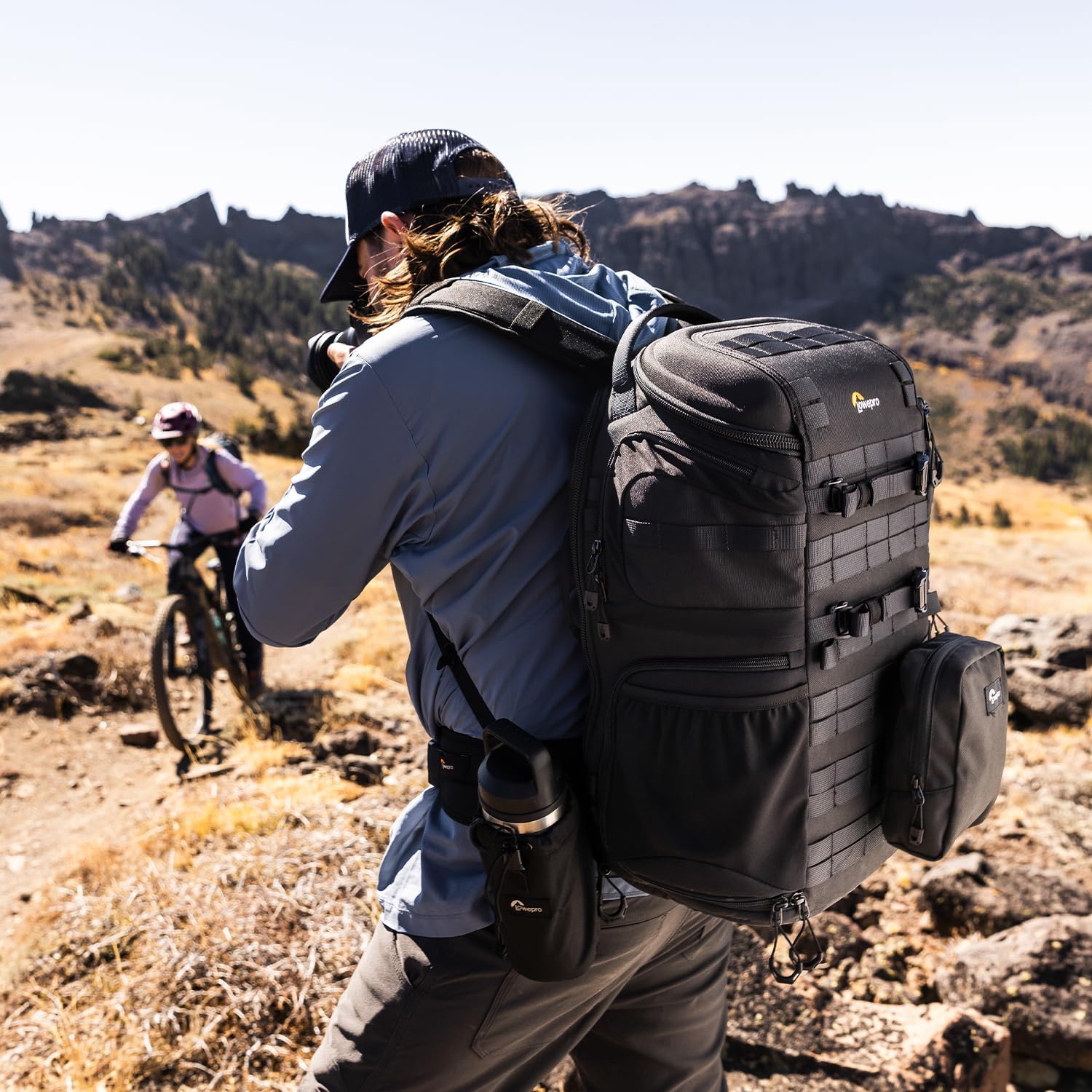 Lowepro ProTactic BP 350 AW III Camera Backpack, 4-point Access, Professional Camera Bag, DSLR/Drones/Mirrorless, Up to 14' Laptop, Rain Cover, for Photographer,Videographer, Volume 17L