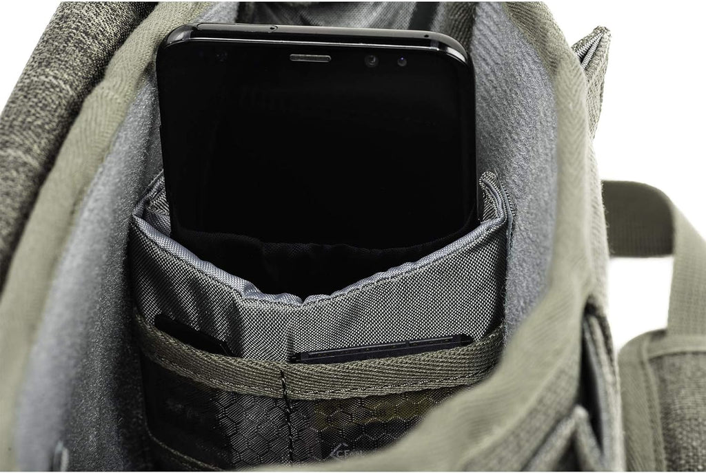 Think Tank Retrospective 4 V2.0 Canvas Shoulder Bag for Mirrorless or Standard DSLR Cameras and Photo Accessories - Pinestone - X-Small