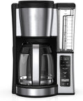 Niinja 12-Cup Programmable Coffee Maker, Glass Carafe with Classic & Rich Brew Styles, Adjustable Warming Plate & Removable 60‑oz Reservoir