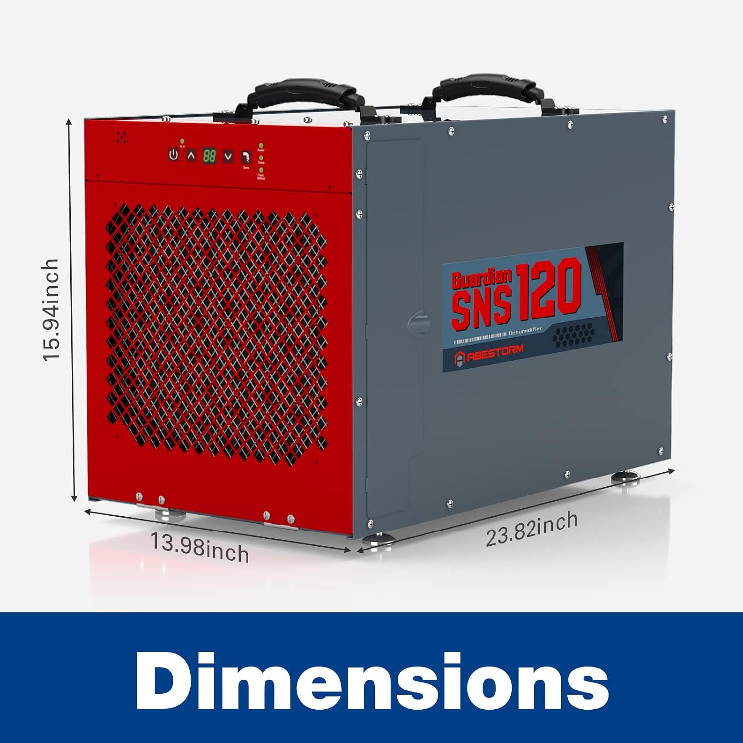 Abestorm 235 Pint Commercial Dehumidifiers for Crawl Space, Basement, Whole Homes up to 3,300 sq. ft, Water Damage Restoration Equipment with Pump and Drain Hose