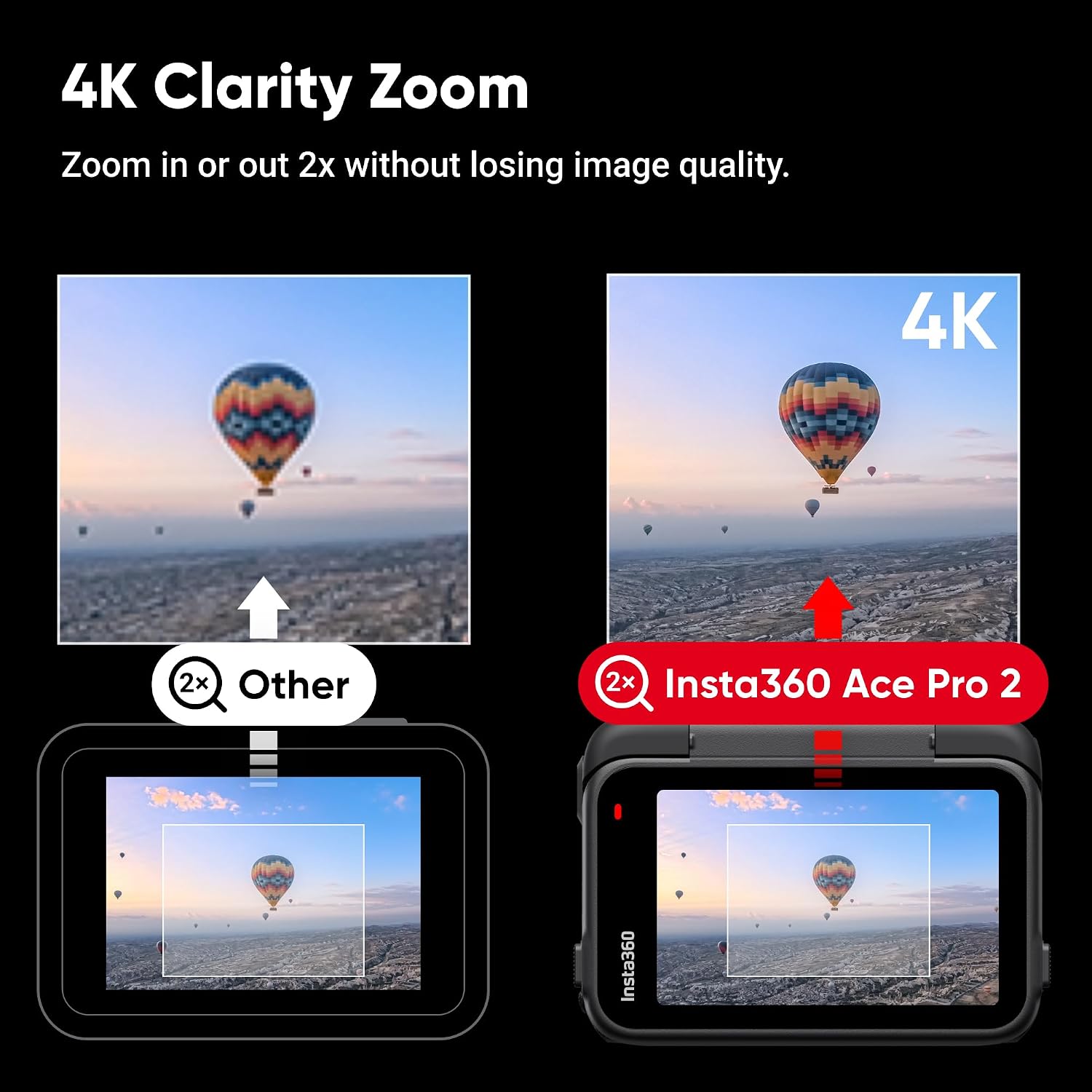 Insta360 Ace Pro 2 Dual Battery Bundle - 8K Waterproof Action Camera Co-Engineered with Leica, 1/1.3' Sensor, Dual AI Chip, Leading Low Light, Superior Audio