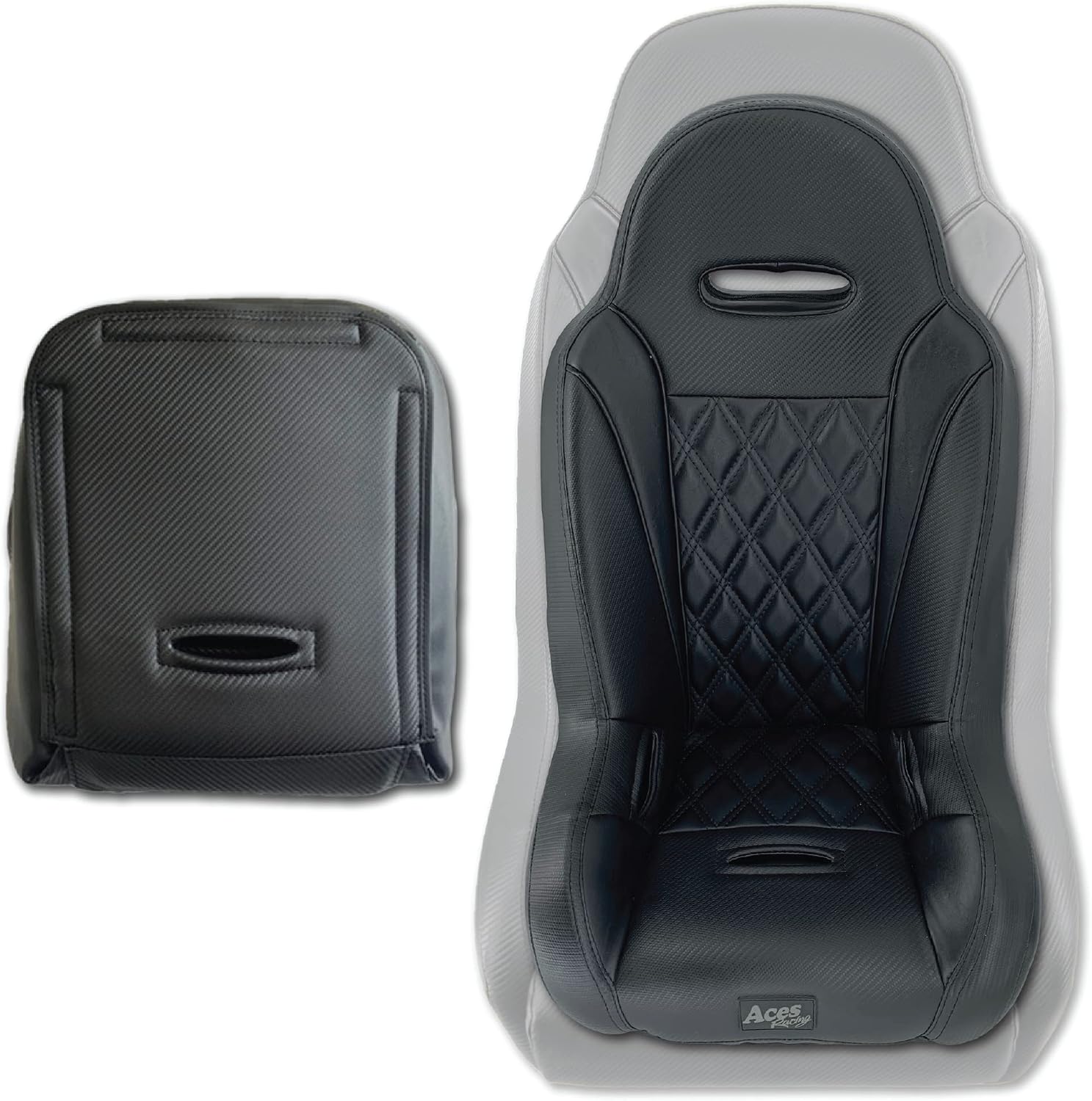 SxS UTV Junior Seat (Fits Stock and Aftermarket Seats) (Black)