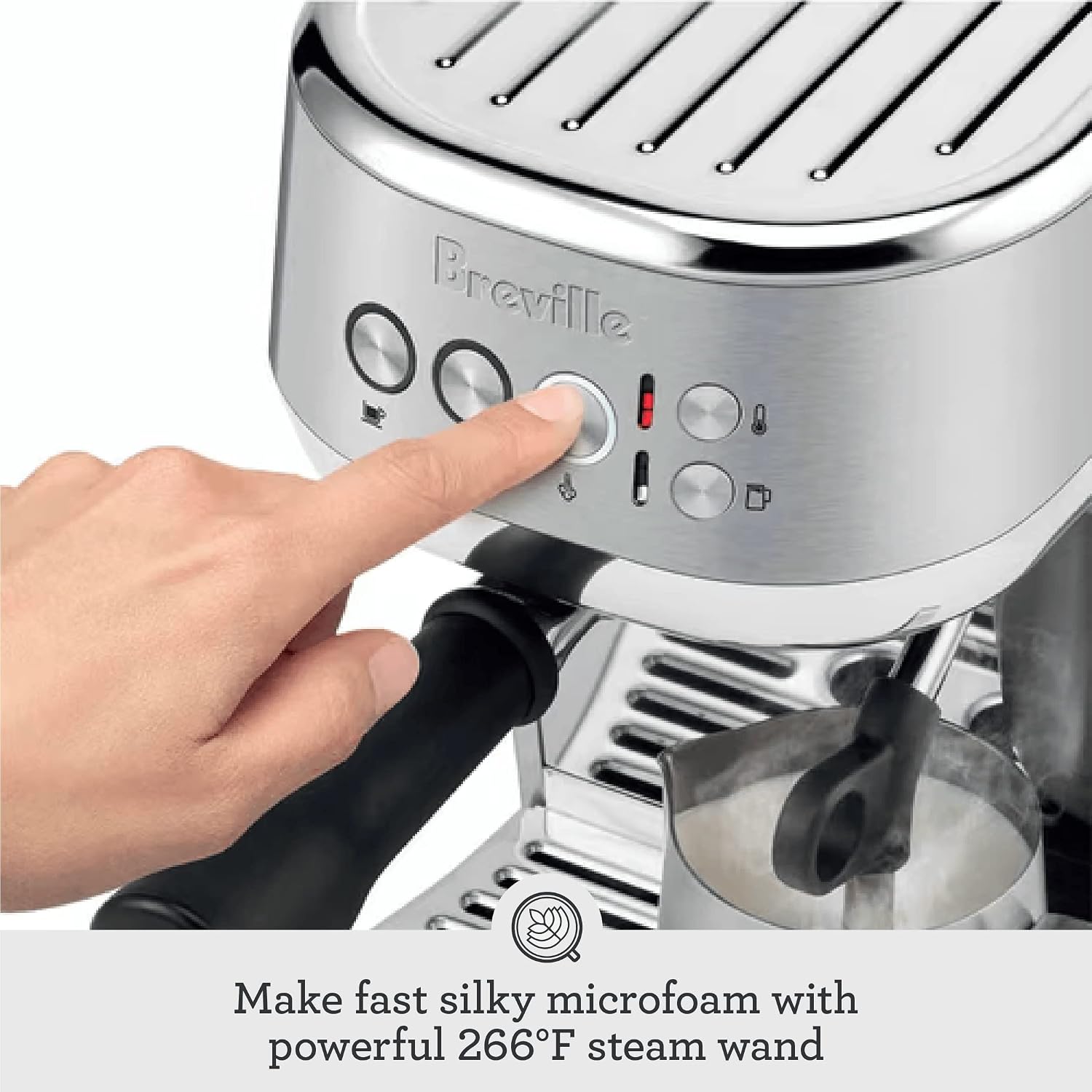 Breville Bambino Plus Espresso Machine BES500DBL, Damson Blue