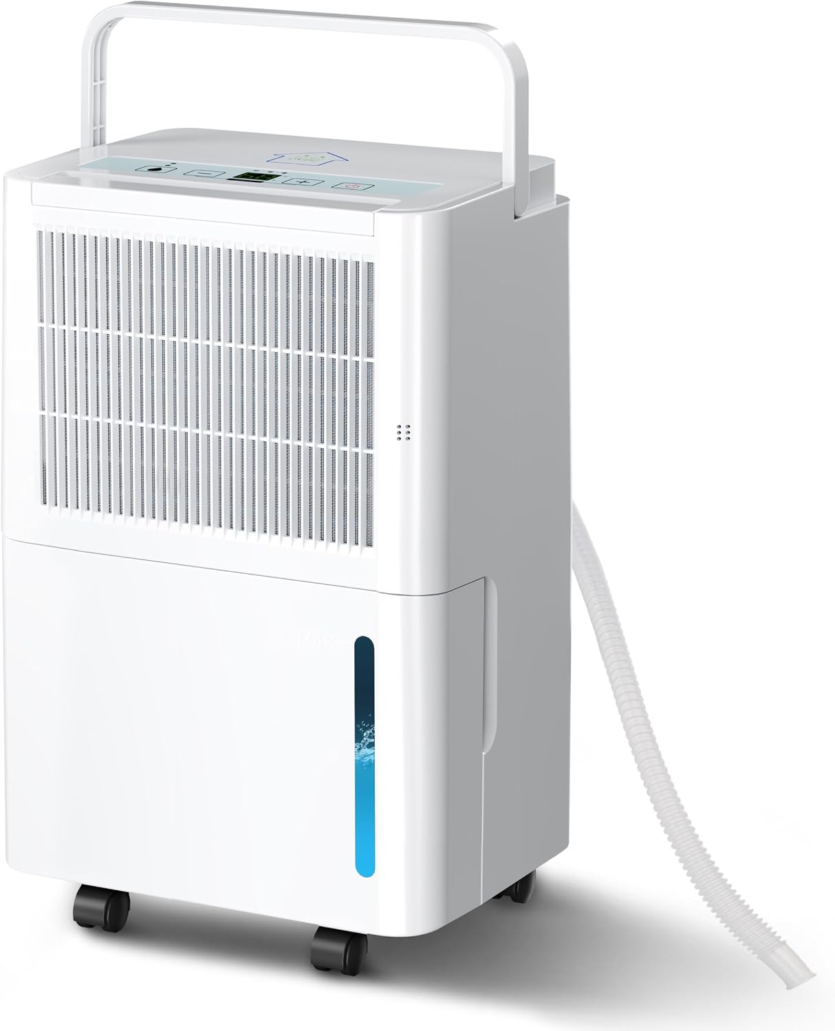 2500 Sq.Ft Dehumidifiers with Drain Hose for Home, Portable 30 Pints Large Room Dehumidifier with Smart Humidity Control, 24H Timer, 3 Working Modes for Bathroom & Bedroom