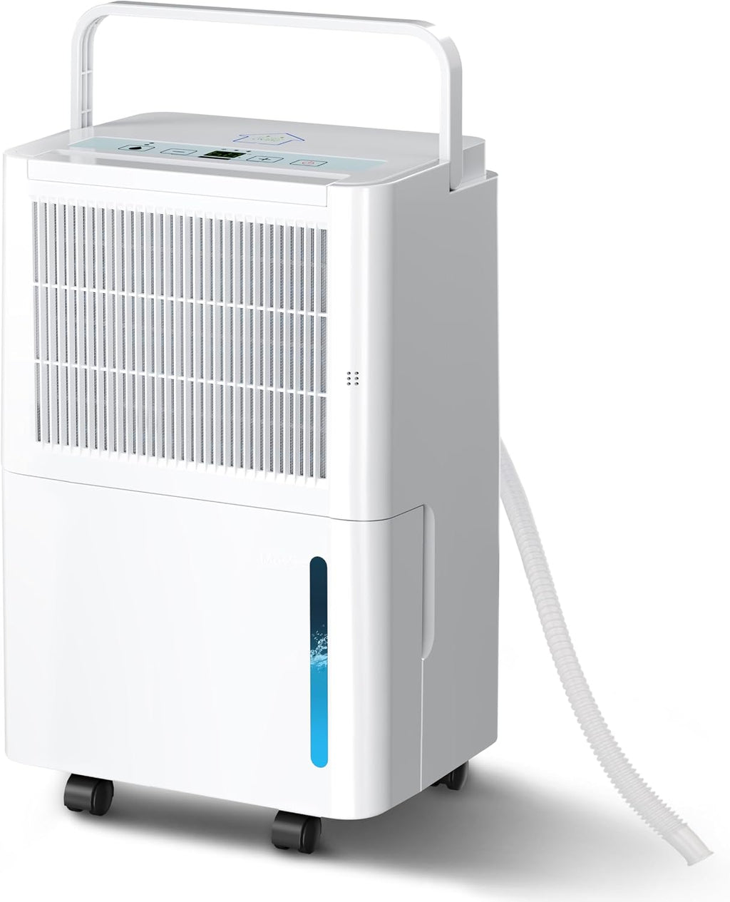 2500 Sq.Ft Dehumidifiers with Drain Hose for Home, Portable 30 Pints Large Room Dehumidifier with Smart Humidity Control, 24H Timer, 3 Working Modes for Bathroom & Bedroom