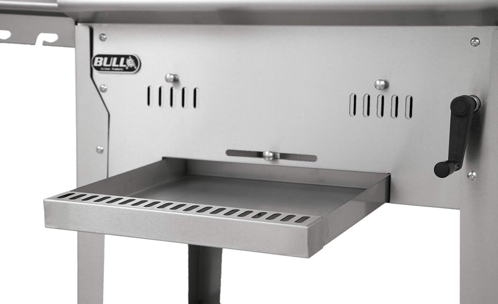Bull Outdoor Products 88000 Bison Charcoal Grill Cart, Stainless Steel