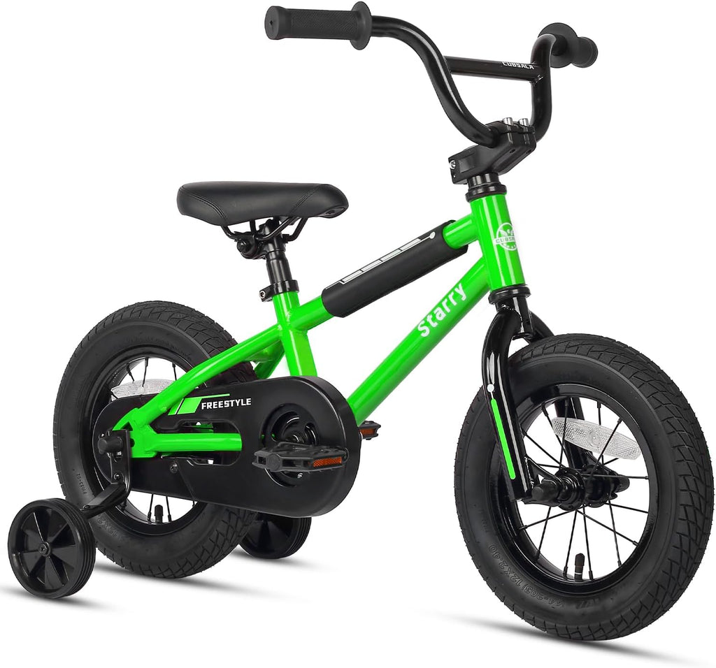 cubsala 12 14 16 18 Inch Kids Bike BMX Style Bicycle with Training Wheels Coaster Brake for 2-10 Years Old Toddlers Boys Girls Multiple Colors