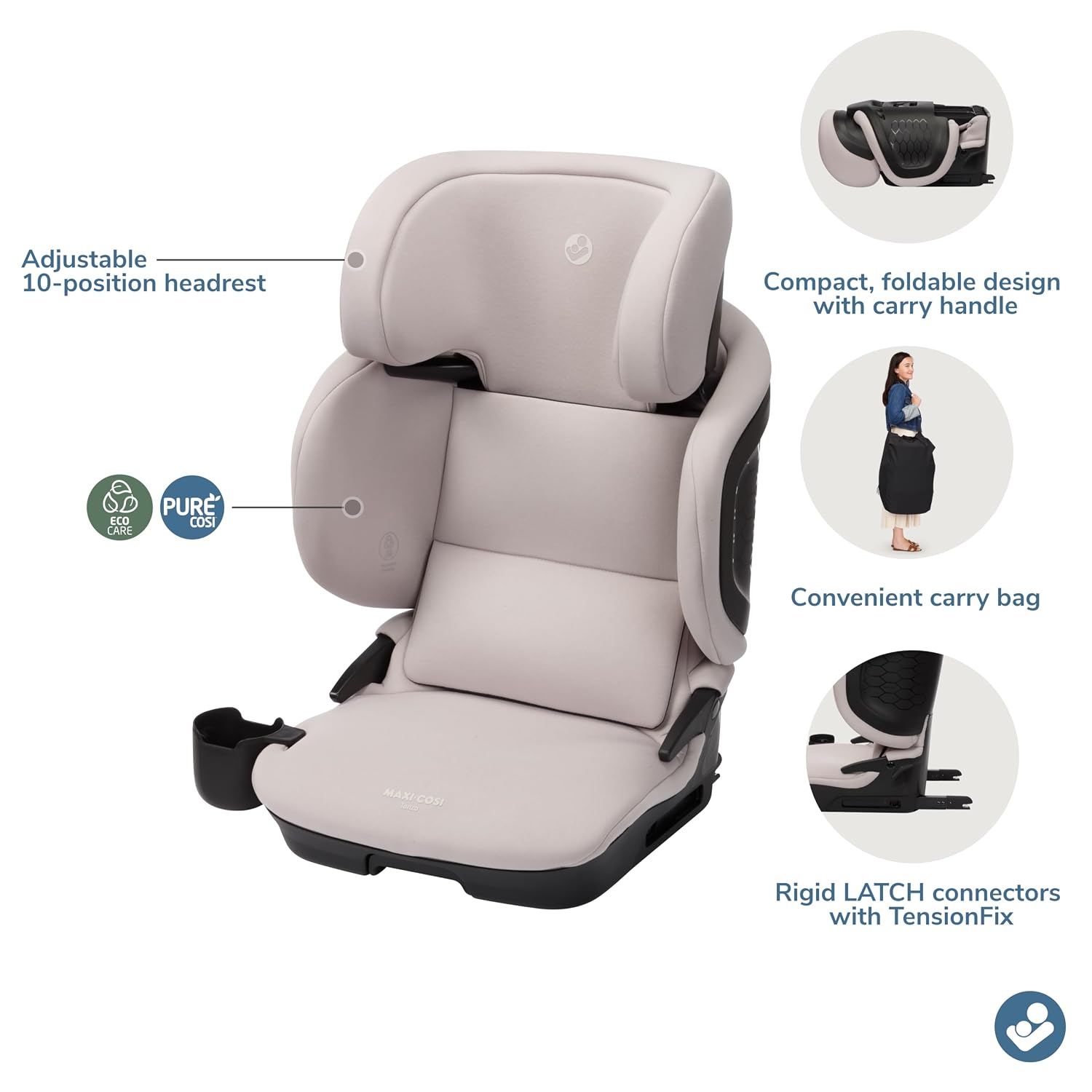 Maxi-Cosi Tanza Belt-Positioning Booster Car Seat, SeaDrift