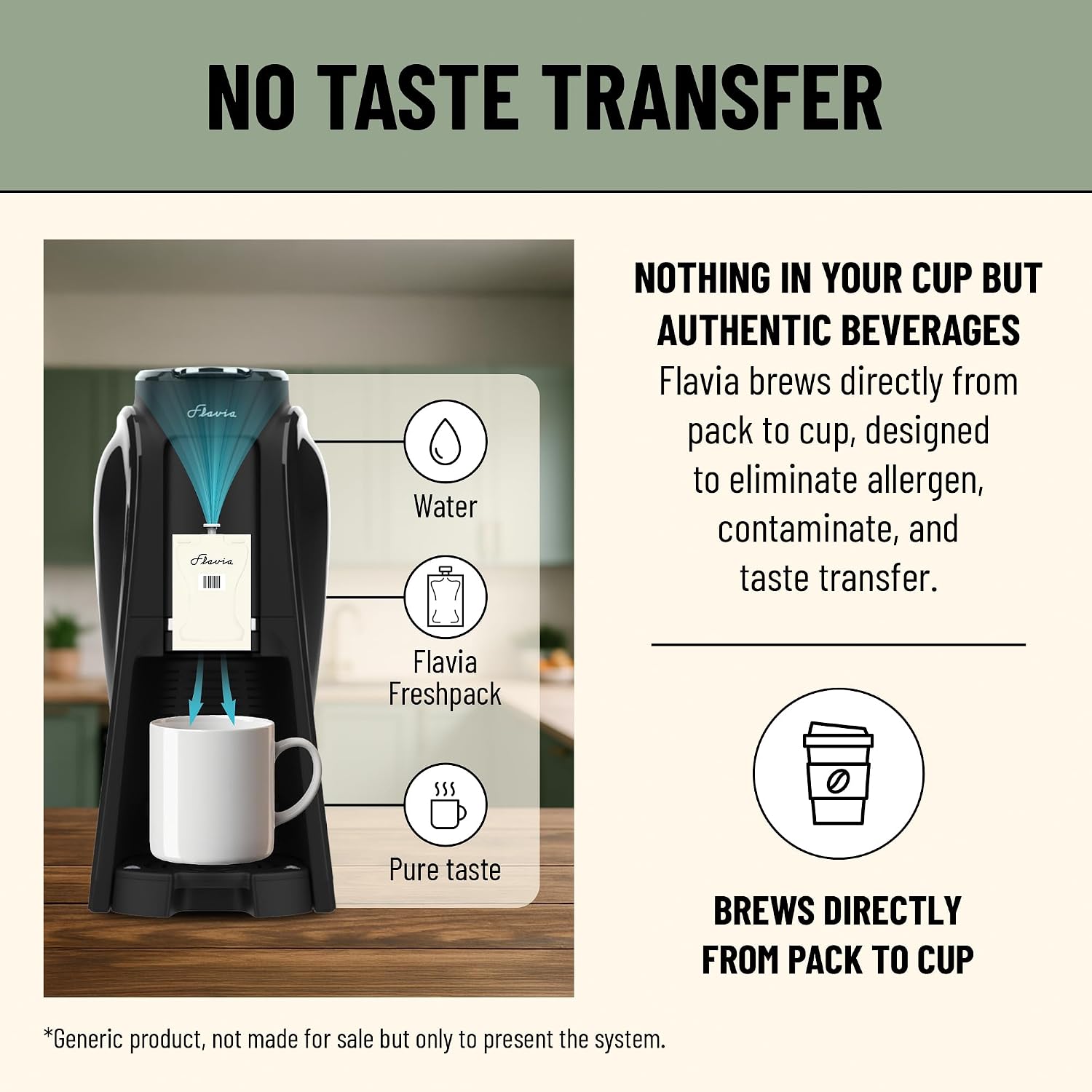Flavia Aroma Brewer Bundle with 84 Freshpacks and 1 Merchandiser - Coffee Machine, Makes Coffee, Lattes, Tea, and other Hot or Iced Beverages, Multiple Brew Sizes, Grey, Works ONLY with Freshpacks