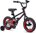 Glerc Kids Bike for Ages 1-8 Years Old, 12-16 Inch BMX Style Kids Bicycle with Training Wheels, Boys Bike for Children and Toddler, Multiple Colors