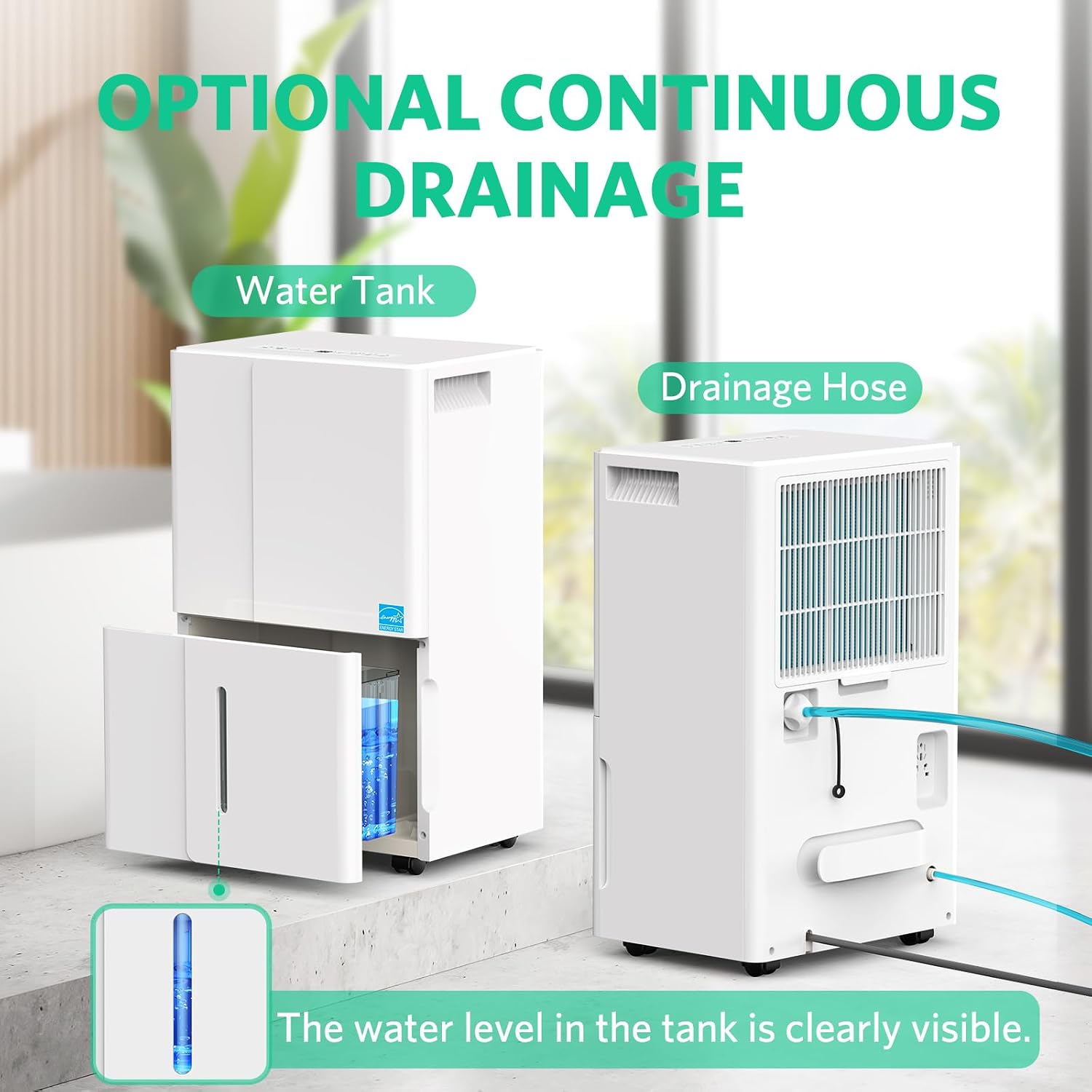 Dehumidifier. 3000 Sq.Ft Dehumidifiers, Max 80 Pints/Day (Standard 35 Pint/Day) Dehumidifier for Basement with 1.7 Gal Water Tank, For Home, Bedroom, Closet with Auto Shut Off, Sleep Mode,24H Timer