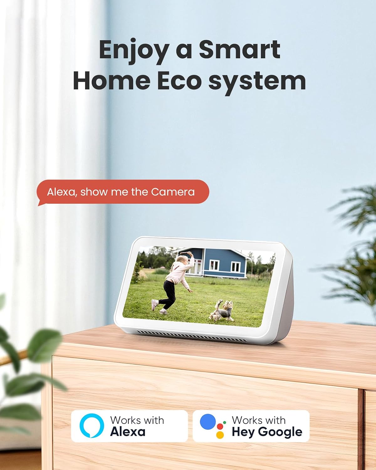 4pcs Solar Security Cameras Wireless Outdoor, 2K WiFi 6 Battery Cameras System, 360°View, PIR/AI Motion Detection, Color Night Vision, 2-Way Talk, IP66, Alexa/Google Assistant, No Monthly Fee