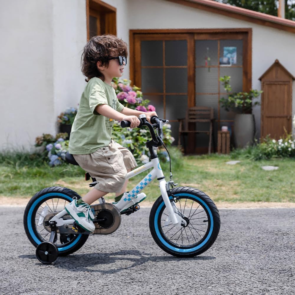 Glerc NuNu 12 14 16 Inch Kids Bike BMX Style for 2-8 Years Old Boys Girls, Toddler Bicycles with Training Wheels & Coaster Brake, Multiple Colors | Toddler Bicycles, Training Wheels, Coaster Brake, Toddler Bicycles, Training Wheels, Coaster Brake