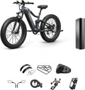 PUCKIPUPPY Boxer Electric Bike for Adults, 48V 20Ah Battery and Extra 15Ah Battery, 140Miles Range+