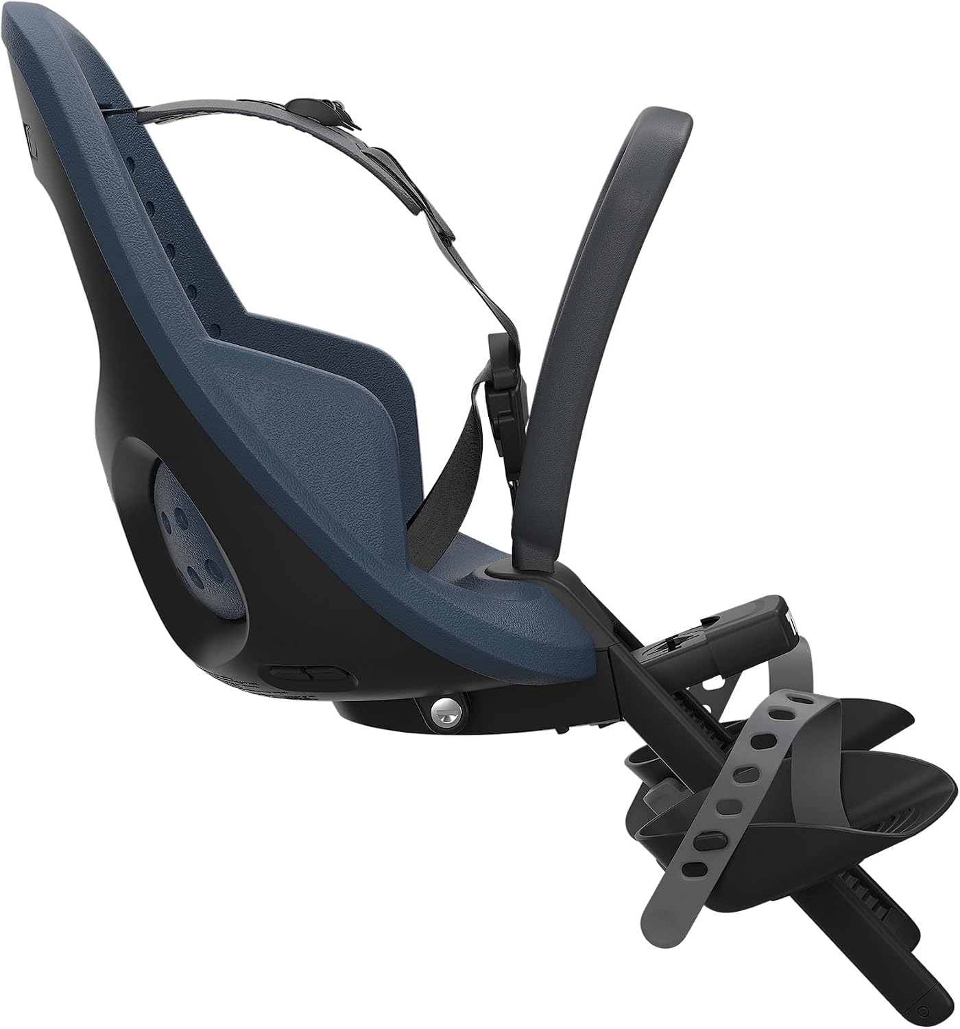 Thule Yepp 2 Mounted Child Bike seat, Adjustable footrests, 5-Point Harness and Easy to Mount Design