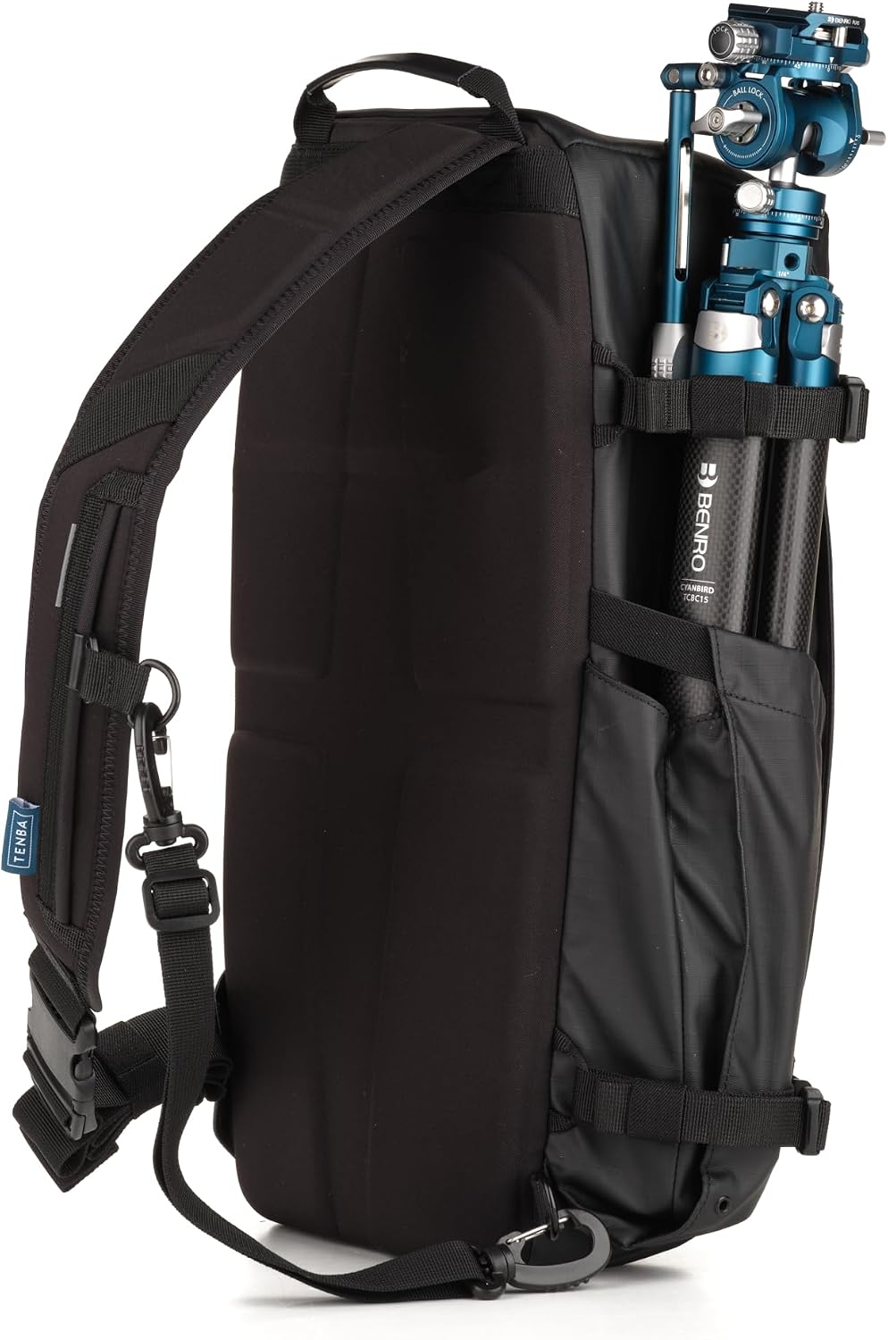 Tenba Solstice v2 16L Sling Bag for DSLR and Mirrorless cameras and lenses, including supertelephoto zooms – Black (636-432)