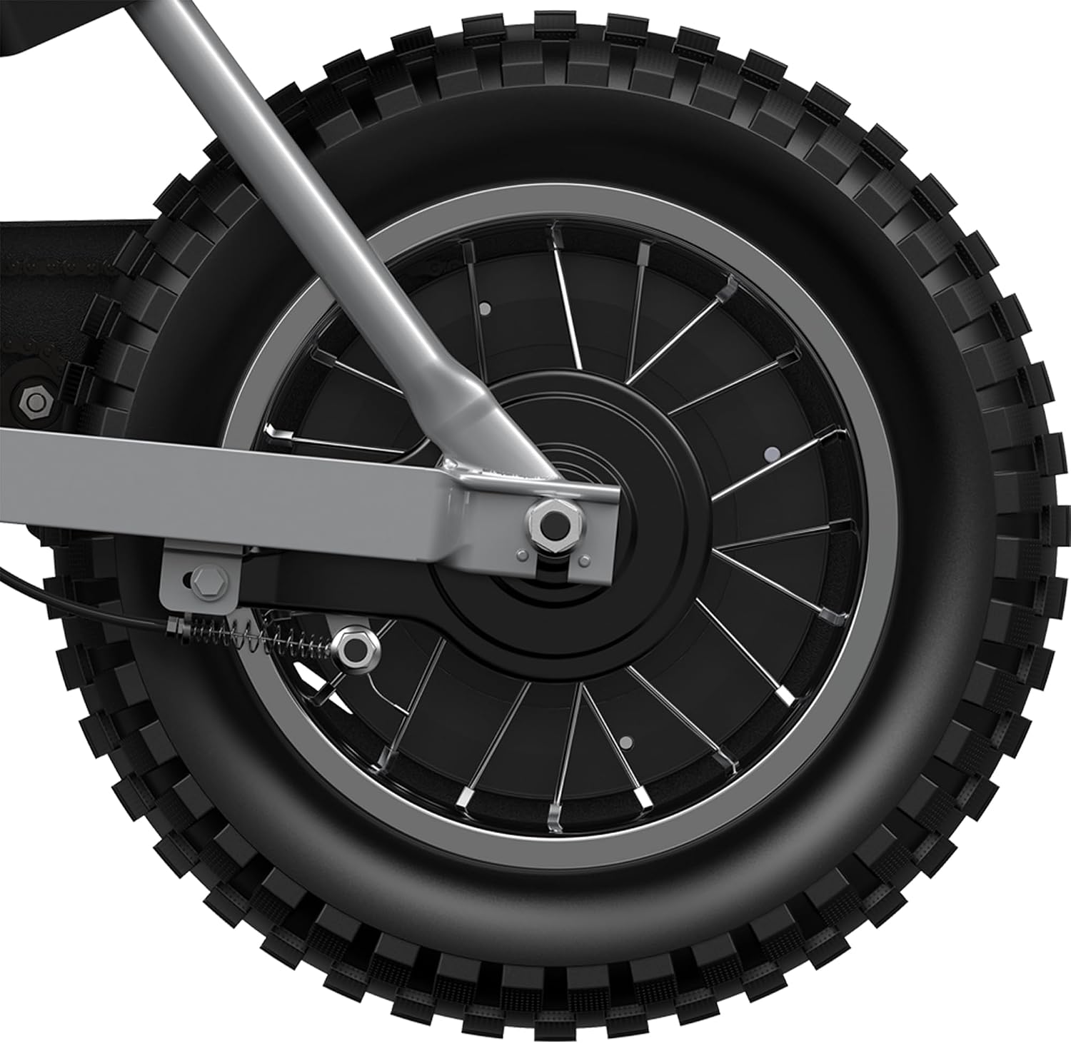 Razor MX400 Dirt Rocket Electric Bike for Kids Ages 8+, 140 lb Max Weight, Black – 24V Battery, Up to 14 Mph, 30-Min Ride Time on High Speed, Twist-Grip Throttle, Spoked Wheels w/ 12' Pneumatic Tires