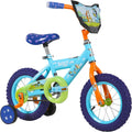 Bluey 12 Inch Kids Bike by Dynacraft for Boys and Girls with Training Wheels, Coaster Brake, Sturdy Frame, Easy Assembly, Fun Bluey Design, Beginner Toddler Bicycle