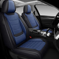 DHAEY Car Seat Covers for Buick Encore GX 2020-2026, Family Seat Covers, Nappa Leather, Wear-Resistant, Anti-Slip, Waterproof, 5PCS Full Set, Black Blue