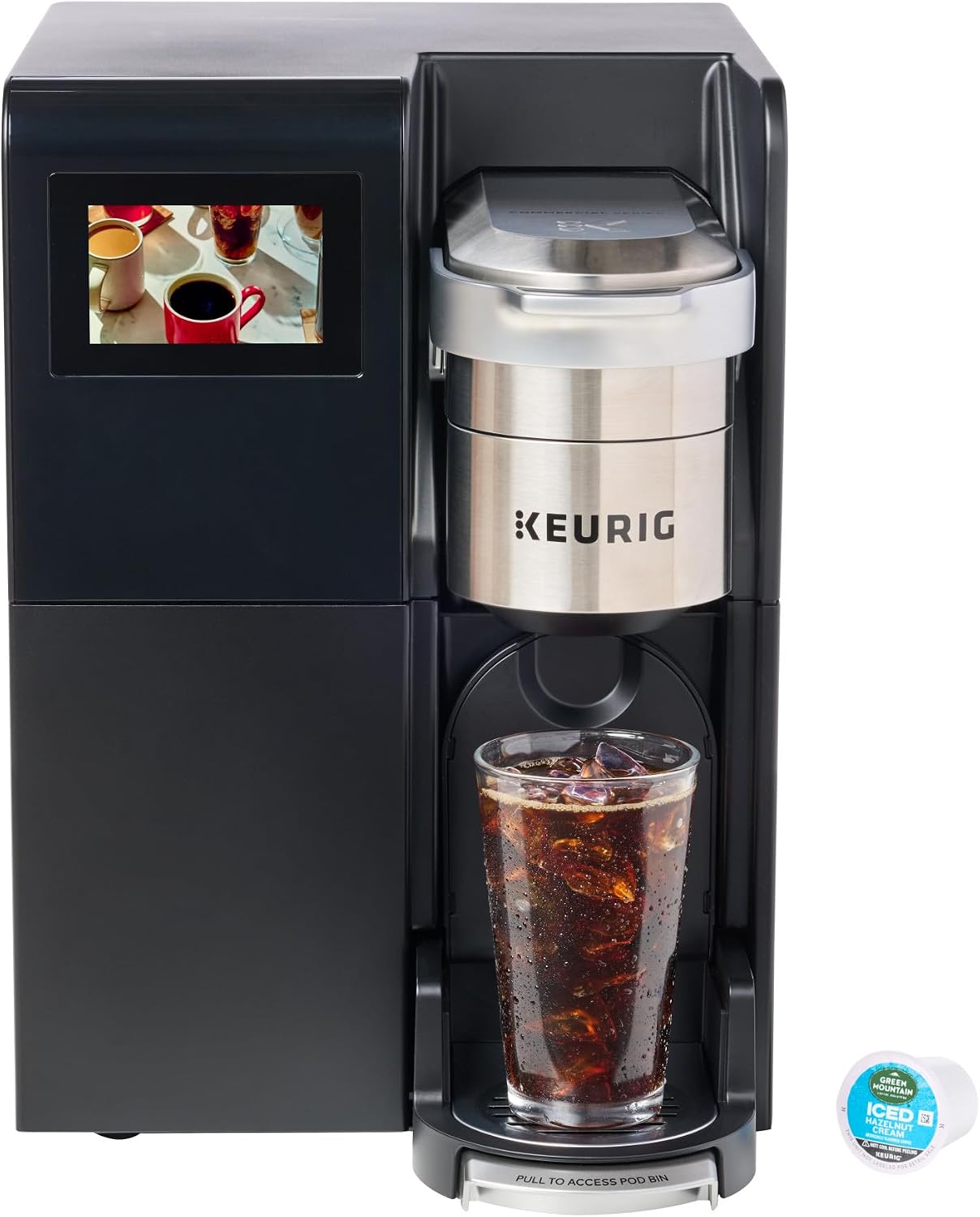 Keurig K-3550 Large Business Single Serve Coffee Maker, Plumbed, Silver/Black