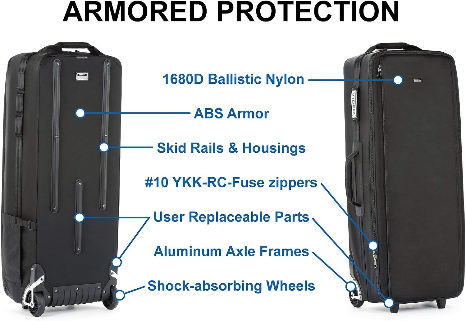 Think Tank Production Manager 40 V2 Rolling Camera Case - Black, Medium