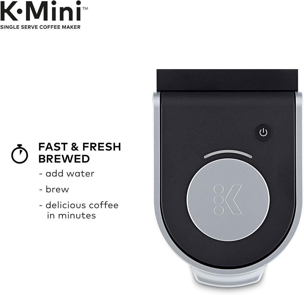 Keurig K-Mini Coffee Maker, Single Serve K-Cup Pod Coffee Brewer, Black with McCafe Classic Collection Variety Pack K-Cup Coffee Pods, 40 Count