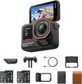 Insta360 Ace Pro 2 Flash Print Bundle - 8K Waterproof Action Camera Co-Engineered with Leica, 1/1.3' Sensor, Dual AI Chip, Leading Low Light, Xplorer Grip Pro Kit for Street Photography