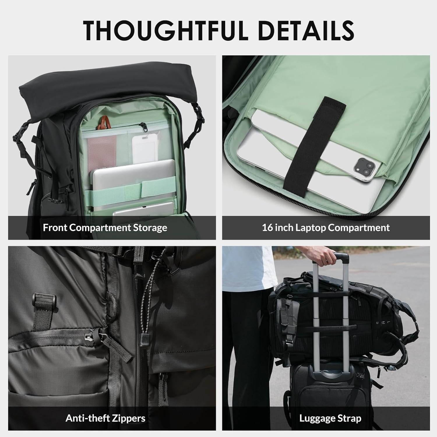 TARION Large Camera Backpack for Photographers - 35L Expandable DSLR Waterproof Camera Bag with 16' Laptop Compartment & Side Access & Adjustable Waist Strap & Rain Cover (Xprober)