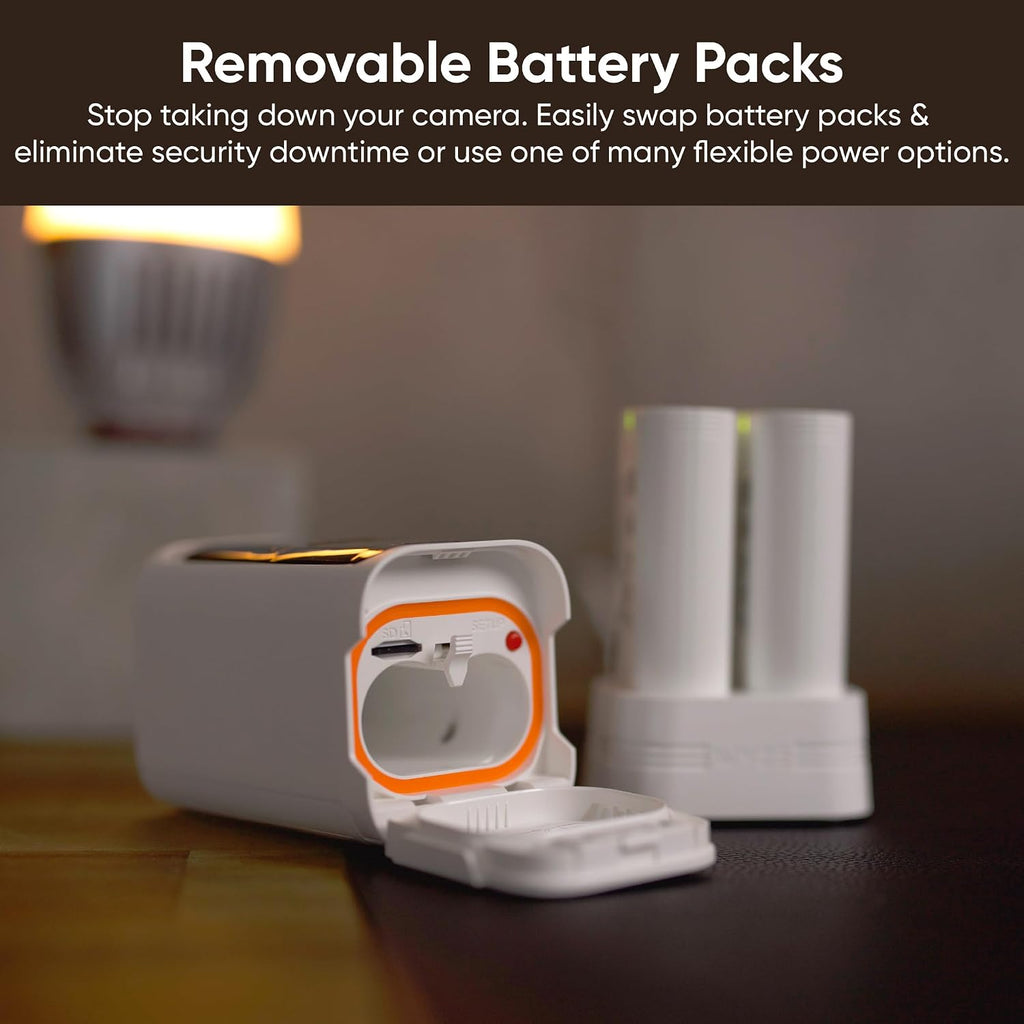 WYZE Wireless Outdoor/Indoor Battery Security Camera, 2.5K HDR Color Night Vision, Motion Detection, Spotlight&Siren, 2-Way Audio, Alexa&Google Assistant Compatible Solar Panel for Solar Charging