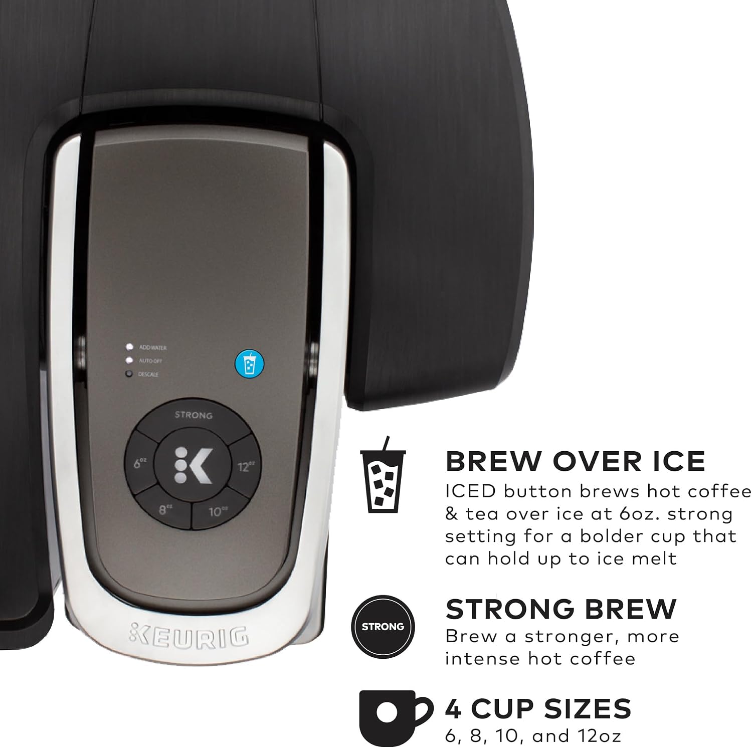 Keurig K-1550 Small Business Single Serve Coffee Maker, 96 oz Water Reservoir, Black