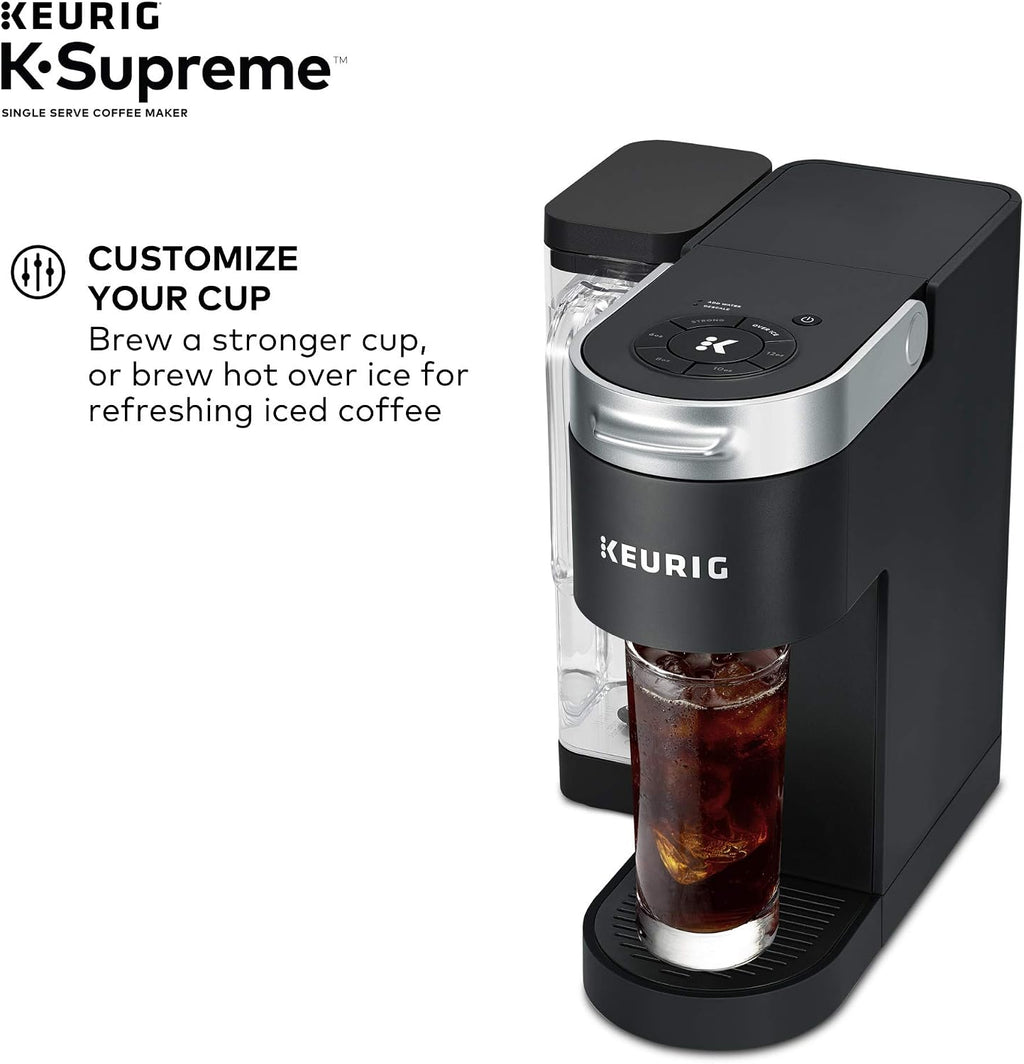 Keurig K-Supreme Single Serve Coffee Maker with Dunkin' Original Blend Medium Roast, 60 K-Cup Pods