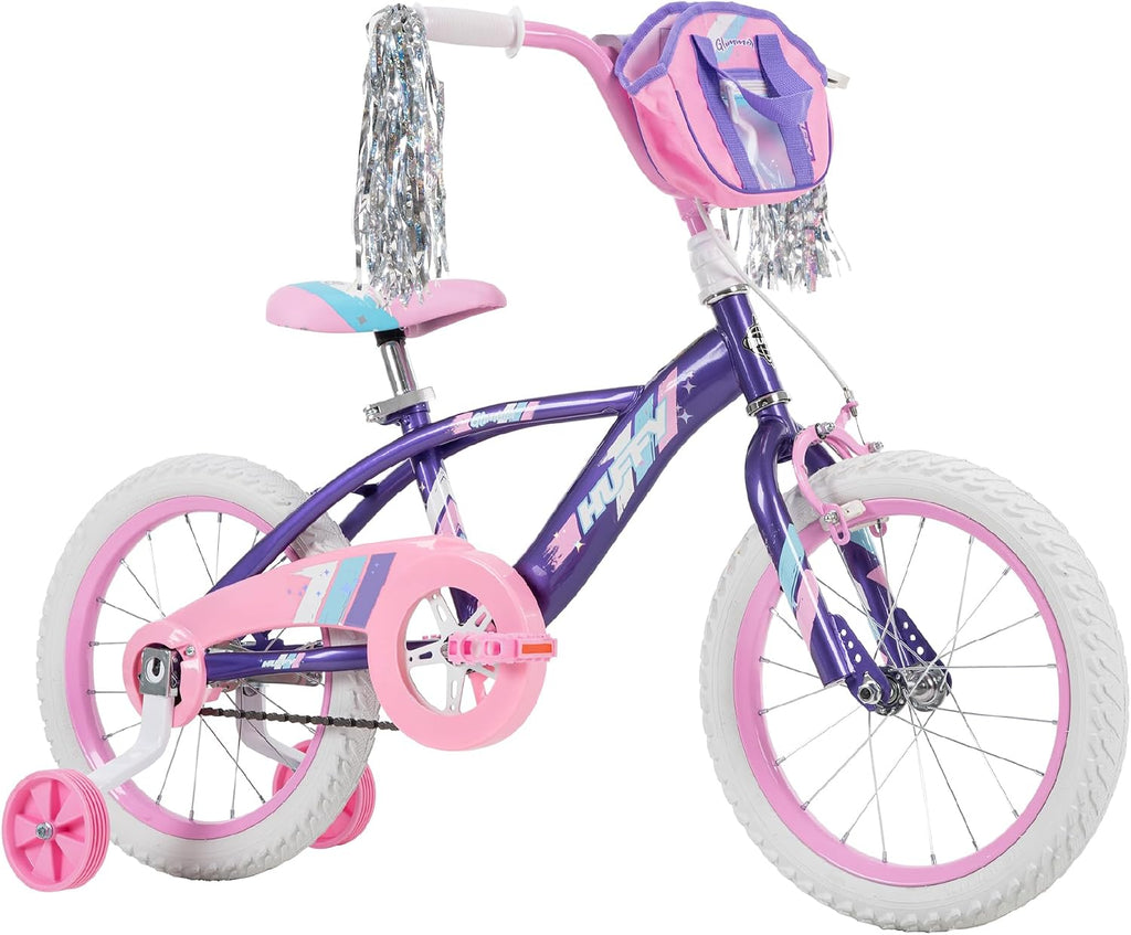 Huffy Kids 12/16 Inch Bikes, Multiple Color Options Available, Ideal for Ages 3+ Years Old, EZ Build Assembly, Removable Training Wheels, Chain Guard for Safety, Fun and Playful Designs