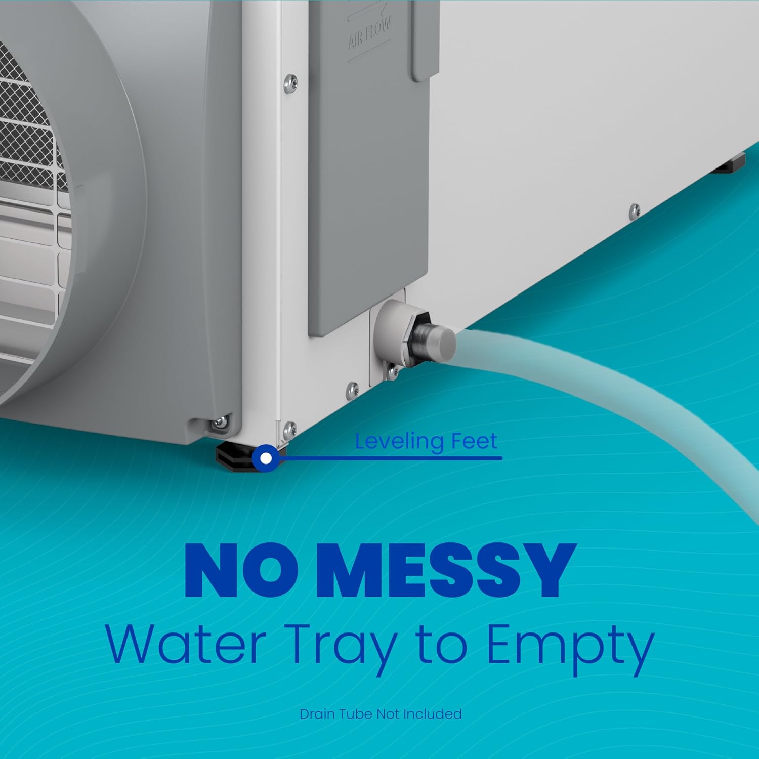 AprilAire E100W Wi-Fi Dehumidifier – 100 PPD for Crawl Spaces, Basements, Whole Houses up to 5,500 Sq. Ft., Part of the AprilAire Healthy Air System