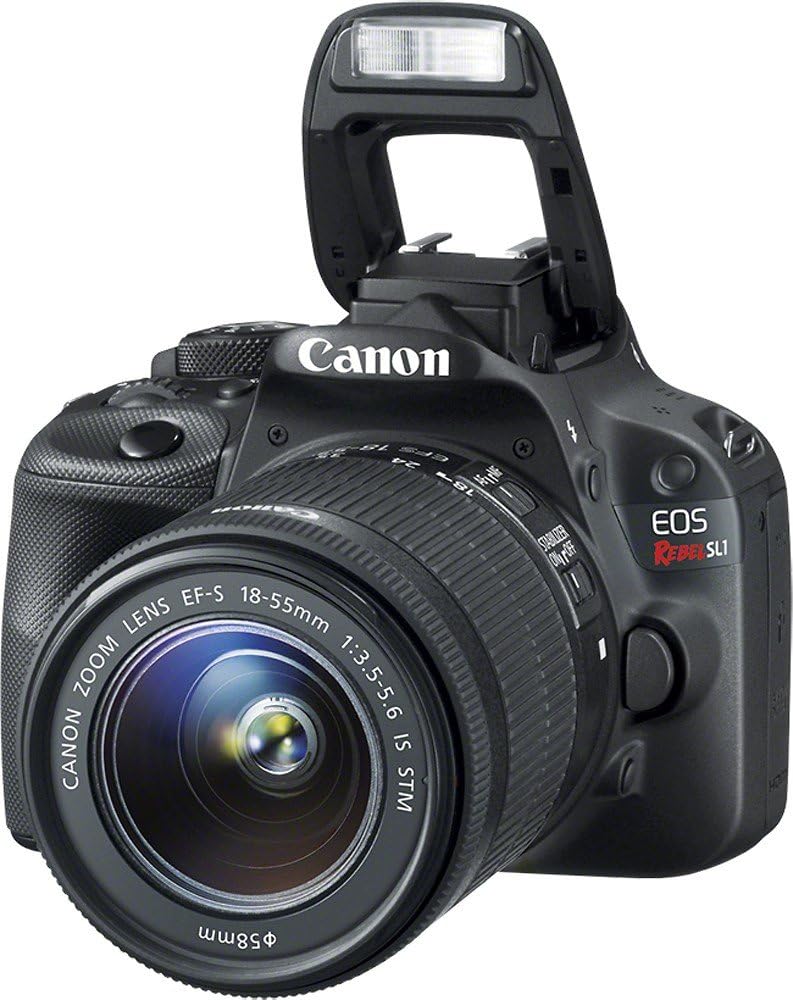 Canon EOS Rebel SL1 Digital SLR with 18-55mm STM Lens (Renewed)