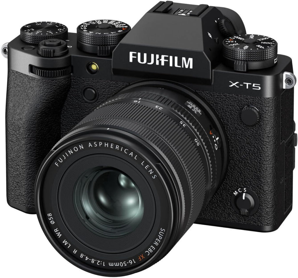 FUJIFILM X-T5 Mirrorless Digital Camera XF16-50mmF2.8-4.8 R LM WR Lens Kit - Black