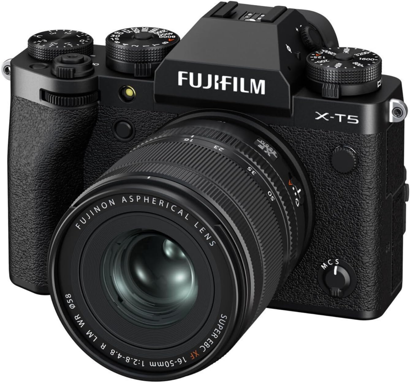 FUJIFILM X-T5 Mirrorless Digital Camera XF16-50mmF2.8-4.8 R LM WR Lens Kit - Black