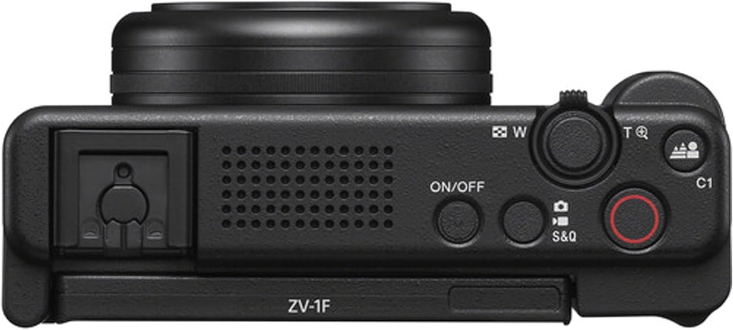 Sony ZV-1F Content Creator's Ultimate Kit: 128GB Extreme Memory, Mic, Video Light, Editing Software U-Grip, and Tripod Bundle (21pc)