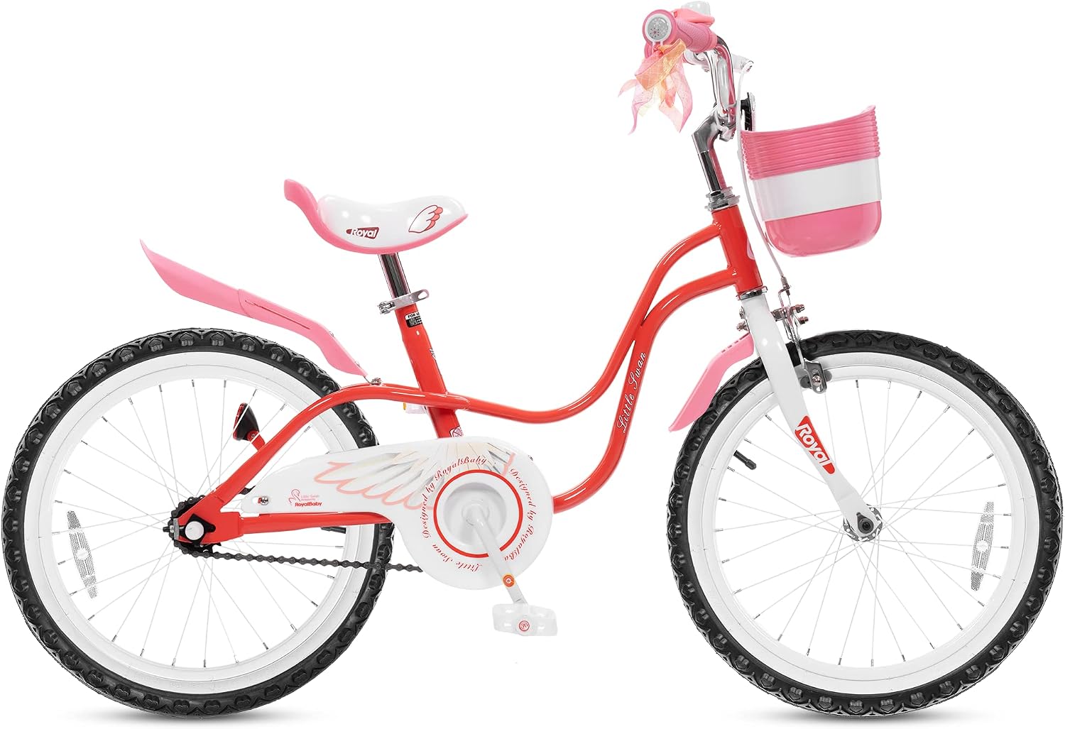 Royalbaby Princess Girls Kids Bike 12 14 16 18 20 Inch Children Bicycle with Basket for Age 3-12 Years