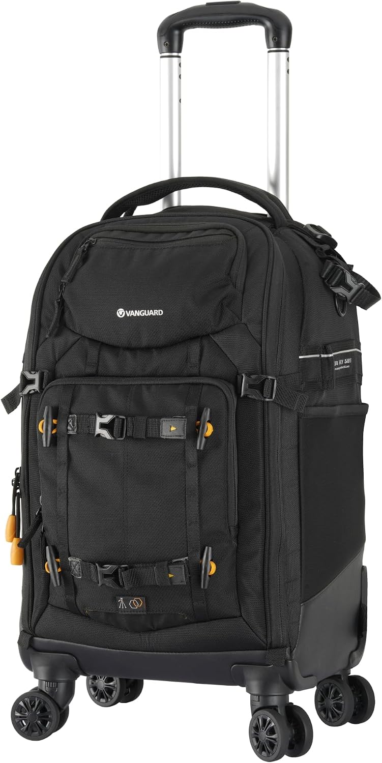VANGUARD ALTA Fly 58T DSLR Camera Backpack, 8 Wheel Spinner/Trolley