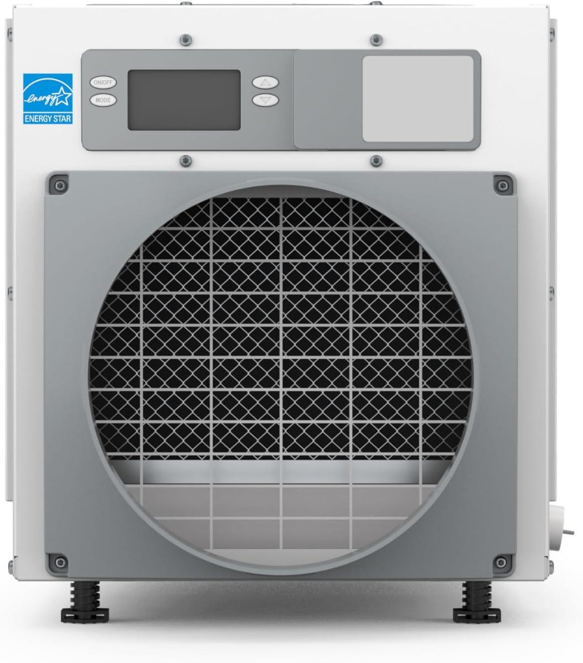 AprilAire E100 Whole House Dehumidifier for Basement & Crawl Space – 100-Pint High-Capacity Commercial Dehumidifier for Homes Up to 5,500 Sq. Ft. with Pump, Drain Hose, & Hanging Kit for DIY Install