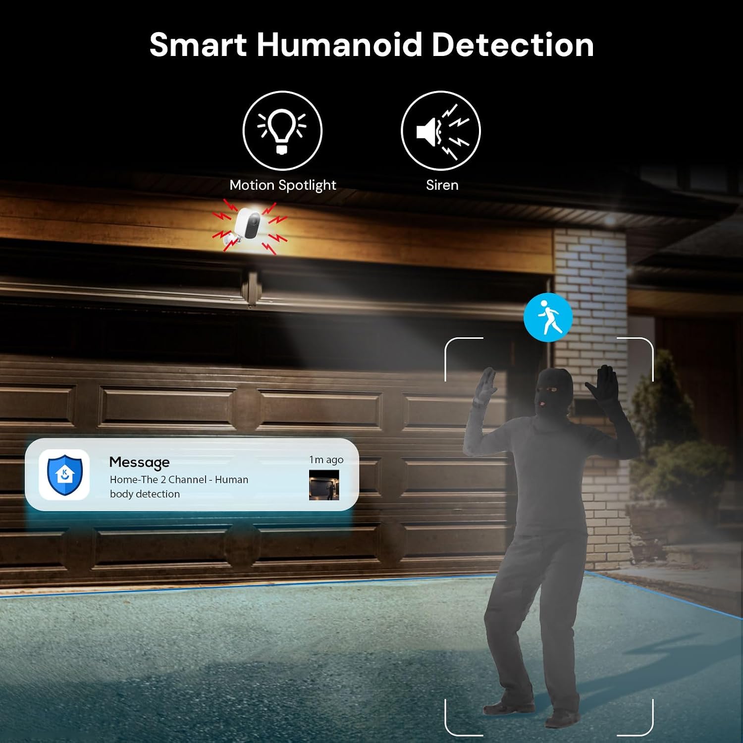 yeewise WiFi6 Solar Security Cameras Wireless Outdoor, 2K QHD Home Security System, 2-Cam Kit, 2.4&5GHz WiFi, Color Night Vision, Local Storage, IP66 Weatherproof, Works with Alexa, No Monthly Fees