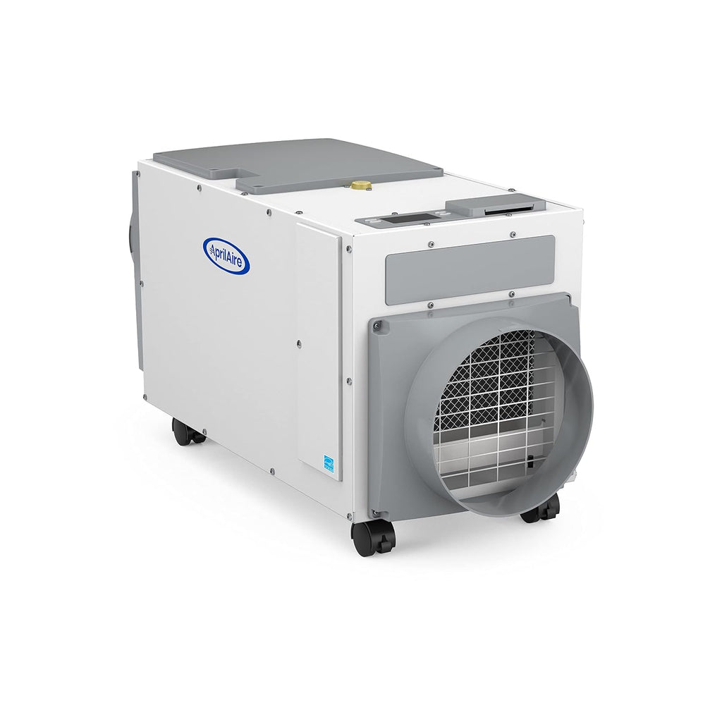 AprilAire E100C Pro 100-Pint Whole-House Dehumidifier with Castors, Energy Star Certified, Commercial-Grade Whole-Home Dehumidifier for Basement, Crawlspace, or Whole House up to 5,500 sq. ft.