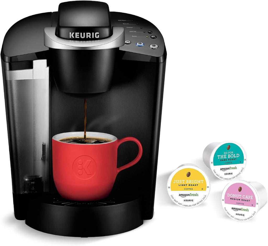 Keurig K-Classic Coffee Maker with AmazonFresh 60 Ct. Coffee Variety Pack, 3 Flavors