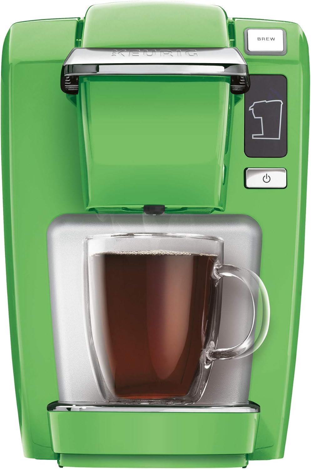 Keurig K15 Coffee Maker, Single Serve K-Cup Pod Coffee Brewer, 6 to 10 oz. Brew Sizes, Greenery